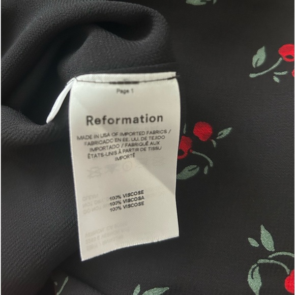 Reformation Morgan Dress | Reformation Cherry Dress - Picture 8 of 9